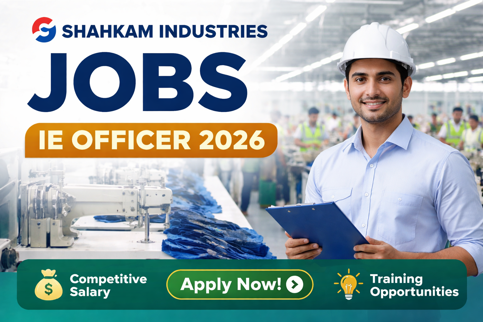 Shahkam Industries Jobs IE Officer 2026