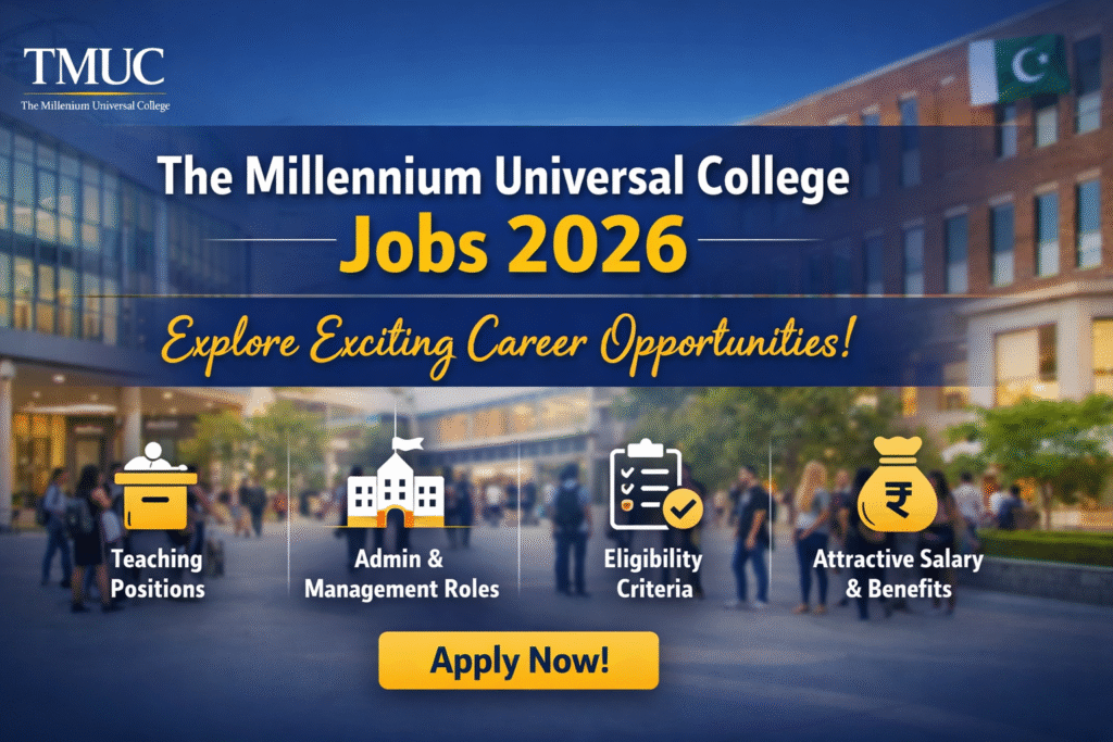 The Millennium Universal College Jobs 2026