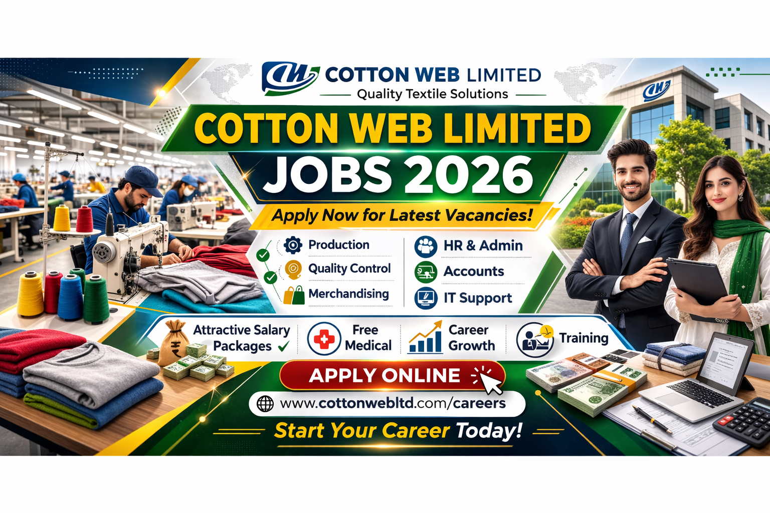 Cotton Web Limited Jobs 2026