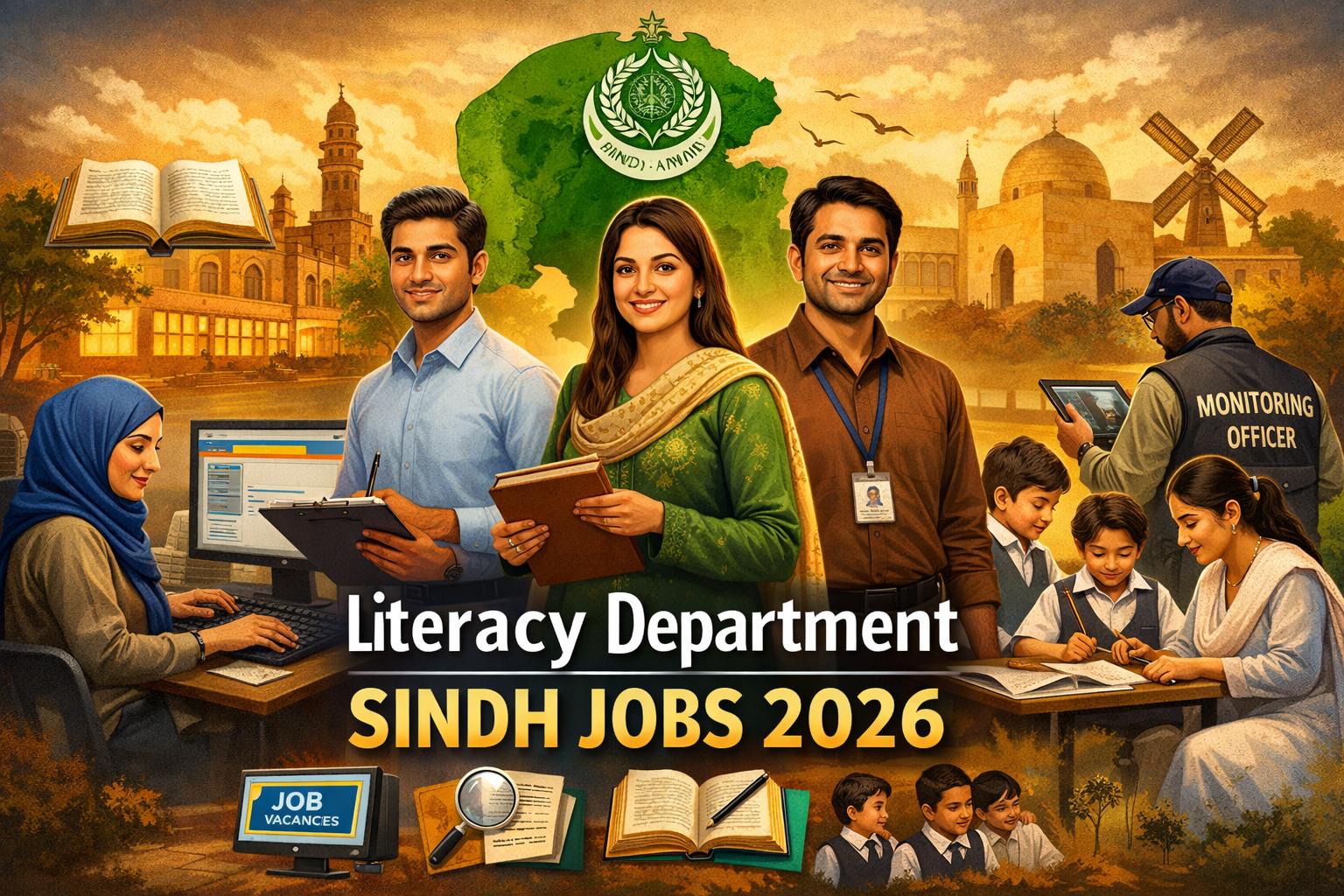 Literacy Department Sindh Jobs 2026